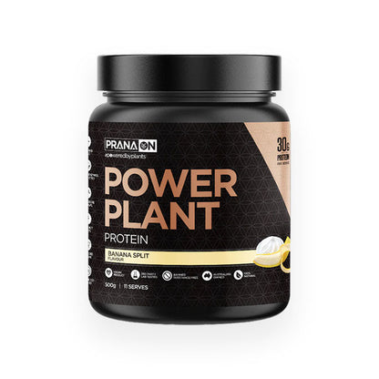 Prana ON Plant Power Protein 11 serves 500g Banana Split Flavour