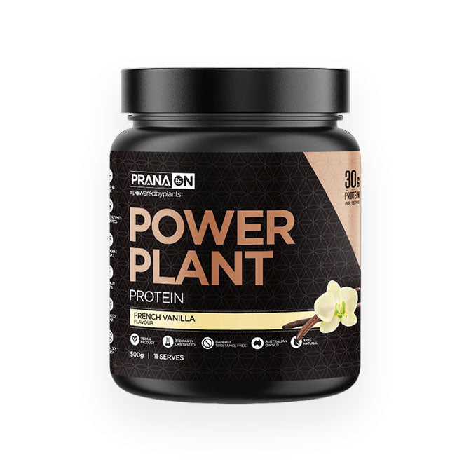 Prana ON Plant Power Protein 11 serves 500g French Vanilla Flavour
