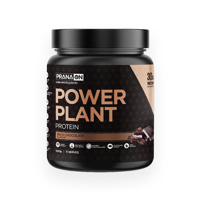 Prana ON Plant Power Protein 11 serves 500g Rich Chocolate Flavour