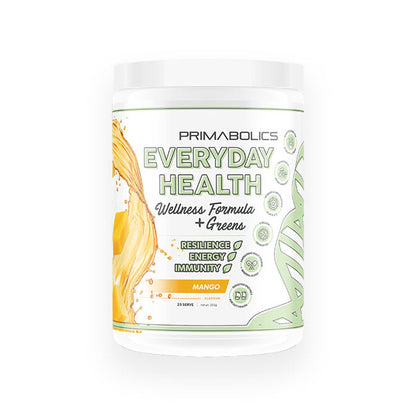 Primabolics Everyday Health Wellness formula + greens 360g 25 serve Mango Flavour