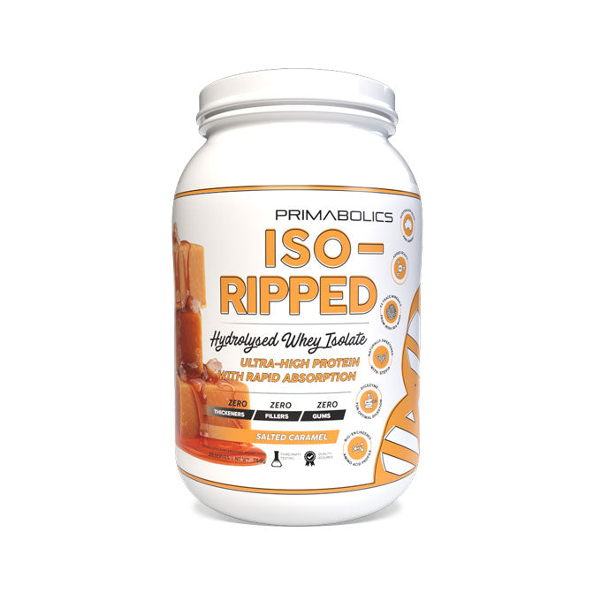 Primabolics Iso-Ripped Whey Protein Isolate 25 serves 750g Salted Caramel Flavour