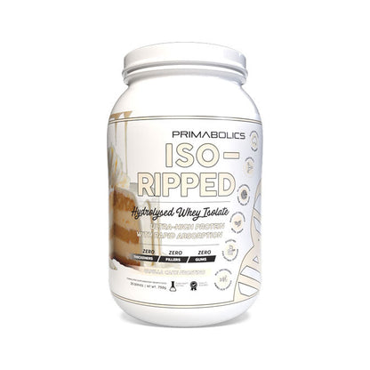 Primabolics Iso-Ripped Whey Protein Isolate 25 serves 750g Vanilla Cake Frosting Flavour