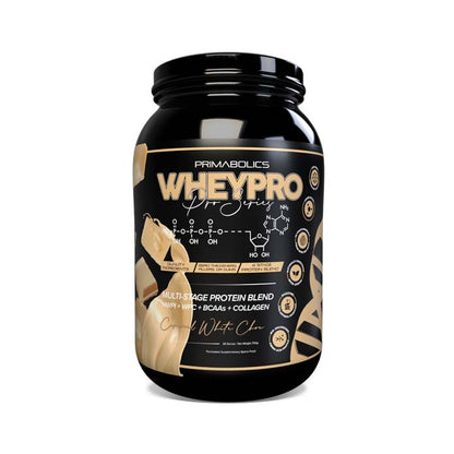 Primabolics Whey Pro Protein Powder 25 serves 750g Caramel White Choc flavour