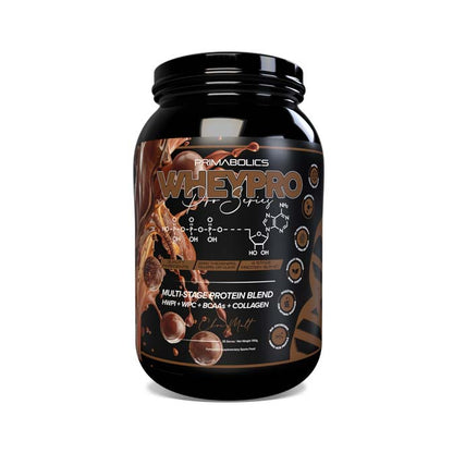 Primabolics Whey Pro Protein Powder 25 serves 750g Chocolate Malt flavour