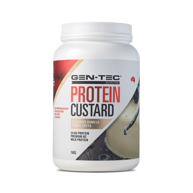 Protein Custard Vanilla Panna Cotta 1kg Gen Tec