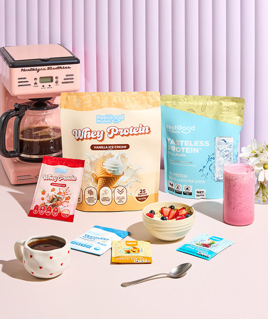 Protein Powder including Whey Protein and Tasteless Protein