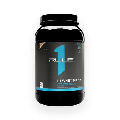 Rule 1 Whey Protein Blend 28 Servings 910g Cinnamon Swirl Flavour
