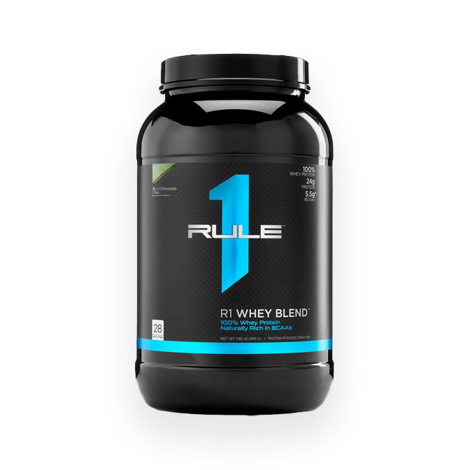 Rule 1 Whey Protein Blend 28 Servings 910g Mint Chocolate Chip Flavour