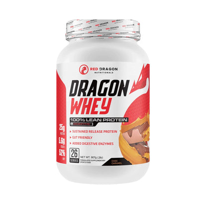 Red Dragon Nutraceuticals Dragon Whey 26 serves 907g - Choc Caramel flavour