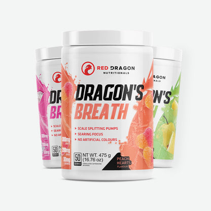 Red Dragon Nutraceuticals Dragon's Breath Preworkout 50 serves 475g - Hero