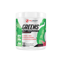 Red Dragon Nutraceuticals Greens Powder 30 scoops 150g - Wild Raspberry Flavour
