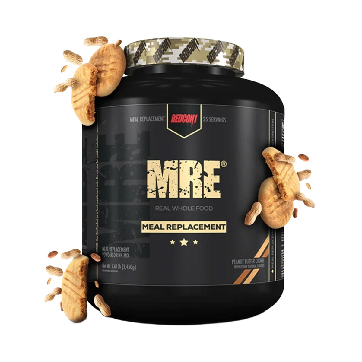 Redcon 1 MRE Whole Food Protein 25 servings Peanut Butter Cookie Flavour