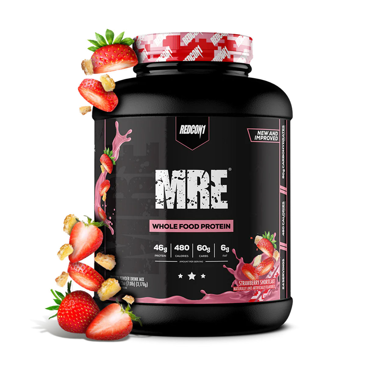 Redcon 1 MRE Whole Food Protein 25 servings Strawberry Shortcake Flavour