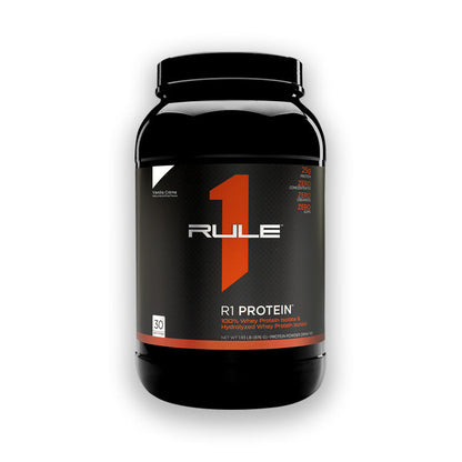 Rule 1 R1 Protein Whey Isolate 30 servings Vanilla Creme Flavour