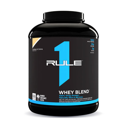 Rule 1 Whey Protein Blend 66 servings 2.24kg Cookies & Creme Flavour