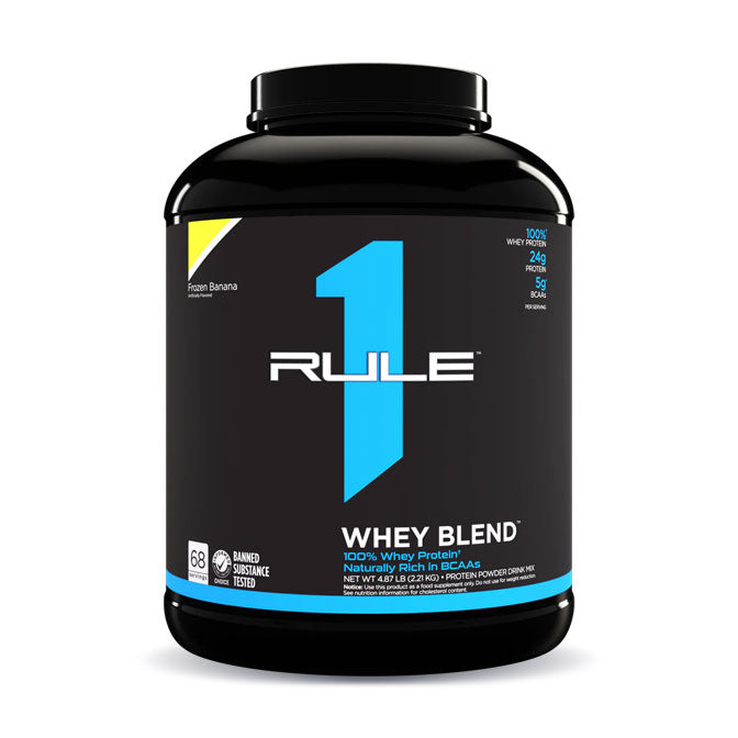 Rule 1 Whey Protein Blend 66 servings 2.24kg Frozen Banana Flavour