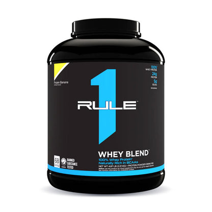Rule 1 Whey Protein Blend 66 servings 2.24kg Frozen Banana Flavour