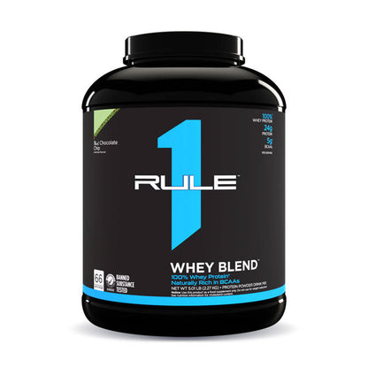 Rule 1 Whey Protein Blend 66 servings 2.24kg Mint Chocolate Chip Flavour