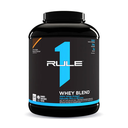 Rule 1 Whey Protein Blend 66 servings 2.24kg Chocolate Peanut Butter Flavour