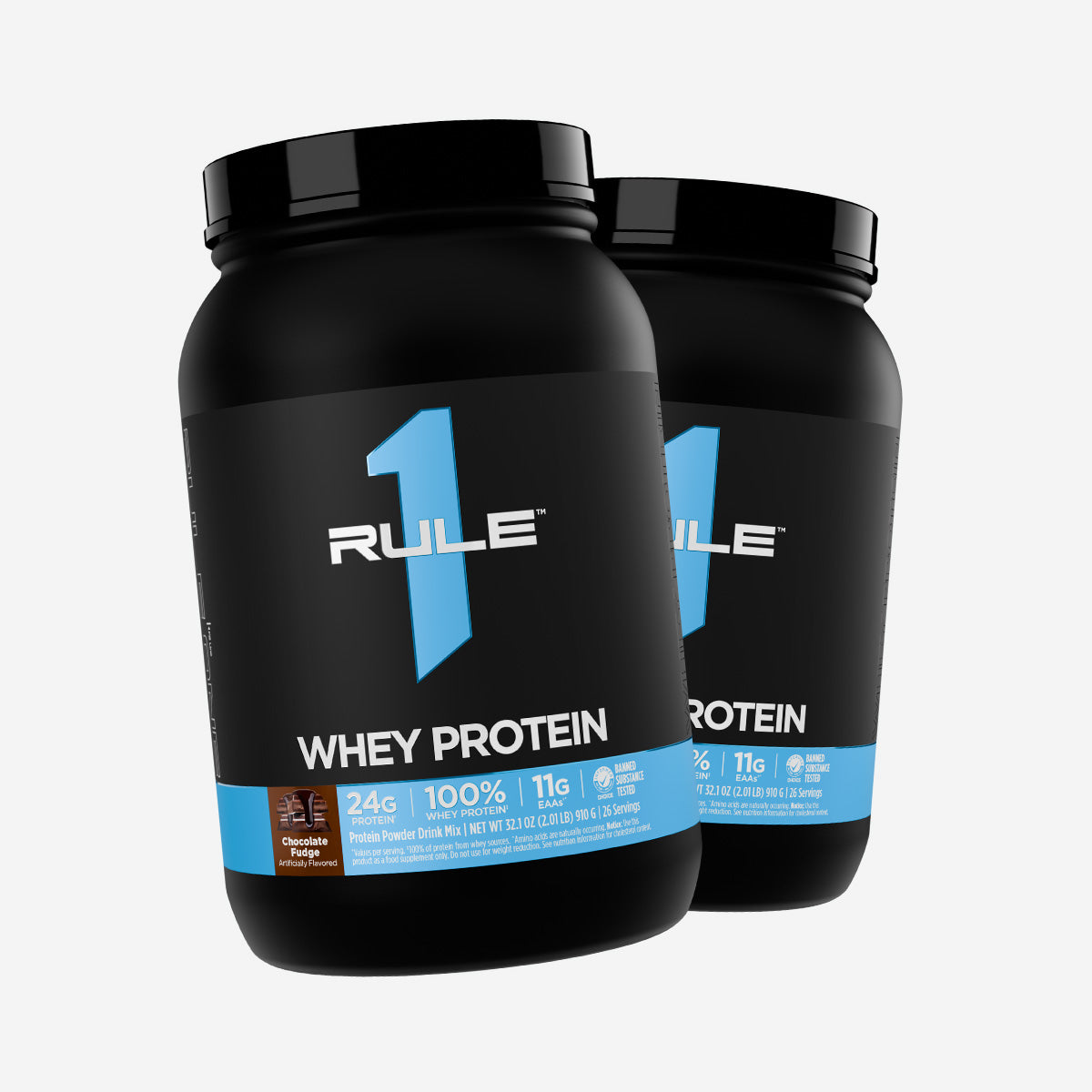 Rule 1 Whey Protein Blend 26 Servings 910g 2 flavours - Hero
