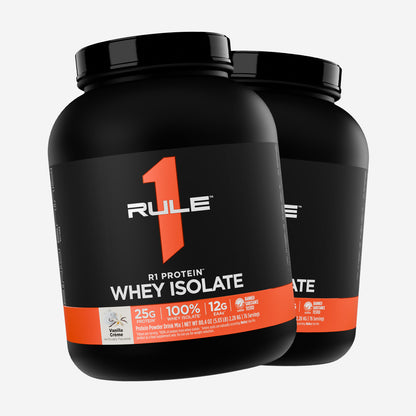 Rule 1 R1 Protein Whey Isolate 76 servings 2.28kg 25g protein - Hero