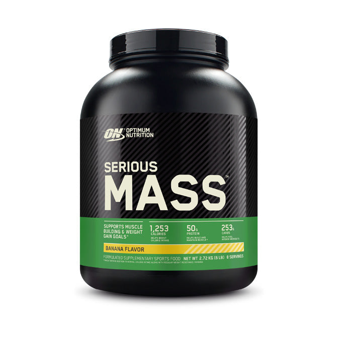 Optimum Nutrition Serious Mass 8 servings 2.72kg 6lb - Banana Flavour
