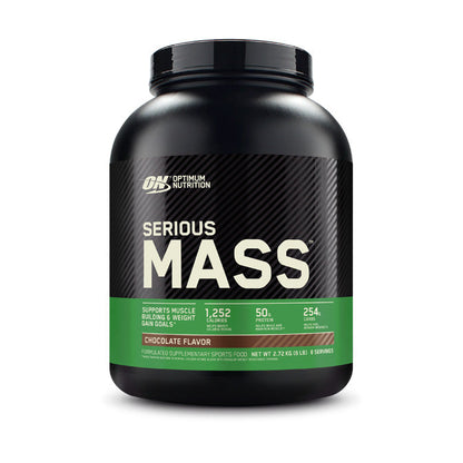 Optimum Nutrition Serious Mass 8 servings 2.72kg 6lb - Chocolate Flavour