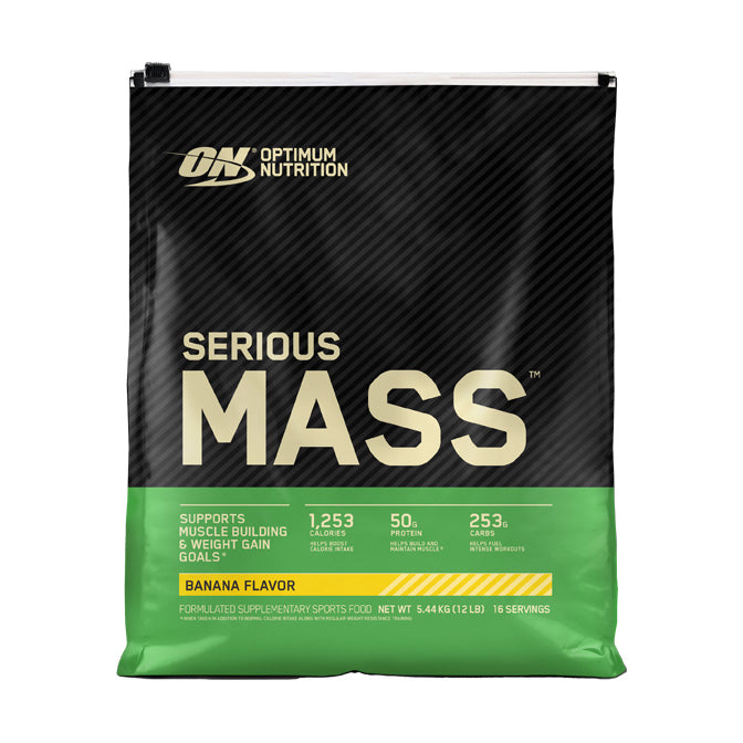 Optimum Nutrition Serious Mass 16 servings 5.44kg - Banana Flavour
