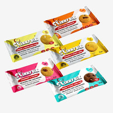 Low Carb Bikkies by Skinnybok 5 Flavours on a grey background