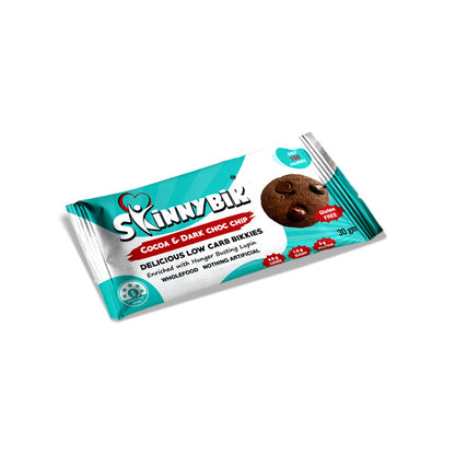 Skinnybik Low Carb Biscuits - Cocoa & Dark Choc Chip