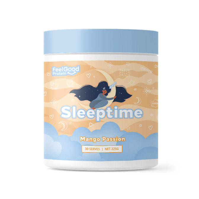Sleeptime Mango Passion 225g Feel Good Protein_c831b7ef 4264 4857 B02a Bea1c5ce8356