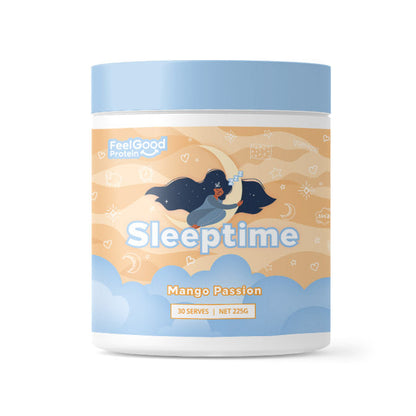 Sleeptime Mango Passion 225g Feel Good Protein_c831b7ef 4264 4857 B02a Bea1c5ce8356