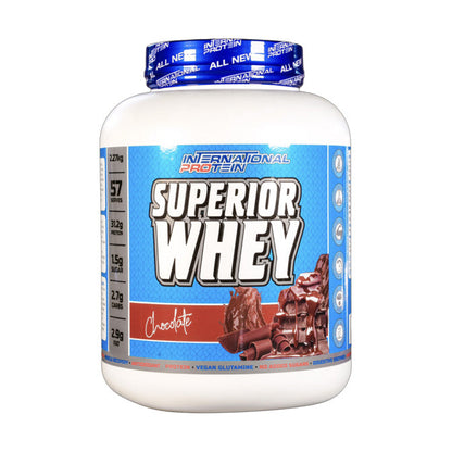 International Protein Superior Whey 57 serves 2.27kg Chocolate Flavour