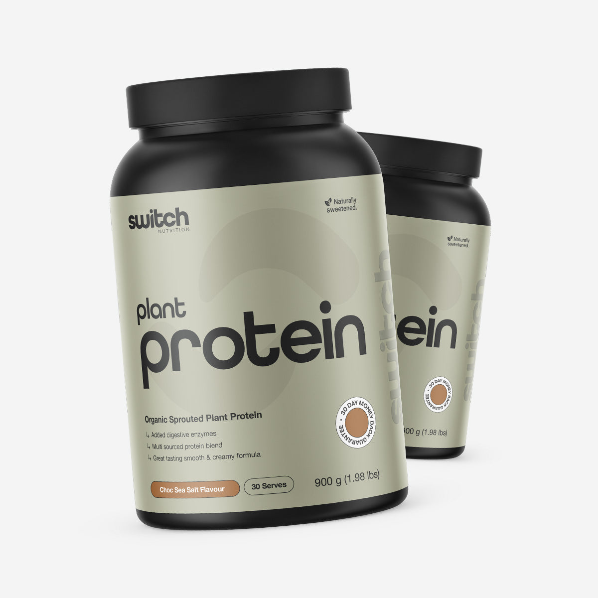 Switch Nutrition Plant Protein Organic Sprouted Plant Protein 30 Serves 900g - Hero