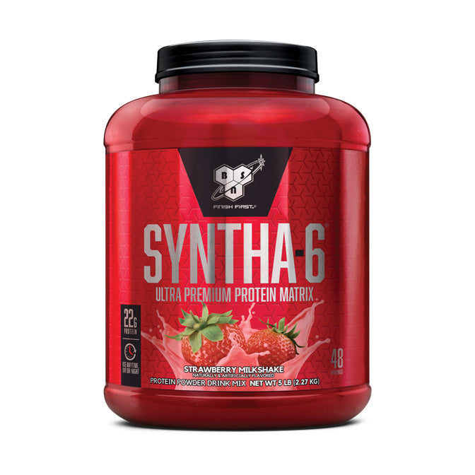 BSN Syntha-6 Protein 48 servings 2.27kg Strawberry Milkshake Flavour