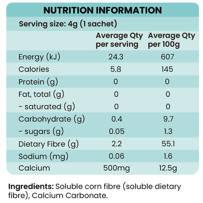 Tasteless Calcium by Feel Good Protein - 3 serve pack