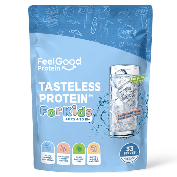Tasteless Protein for Kids by Feel Good Protein