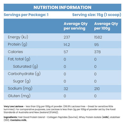 Tasteless Protein for Kids Single Sachet information