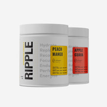 The Smart Sups Ripple Hydration Formula 30 serves 240g 2 flavours on a grey background - Hero