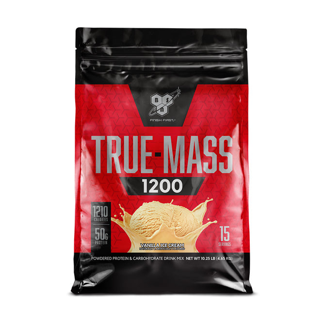 BSN True Mass 1200 15 Servings 4.65kg Vanilla Ice Cream Flavour
