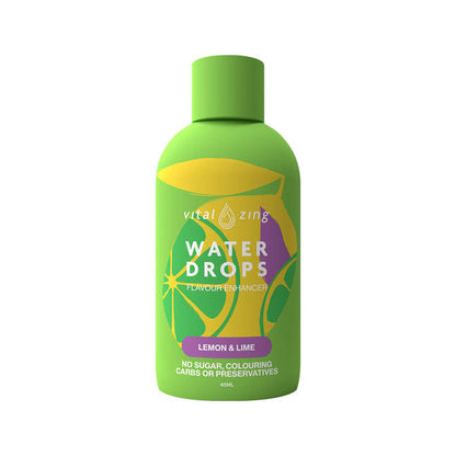 Vital Zing Water Drops 45mL Single Unit Lemon & Lime
