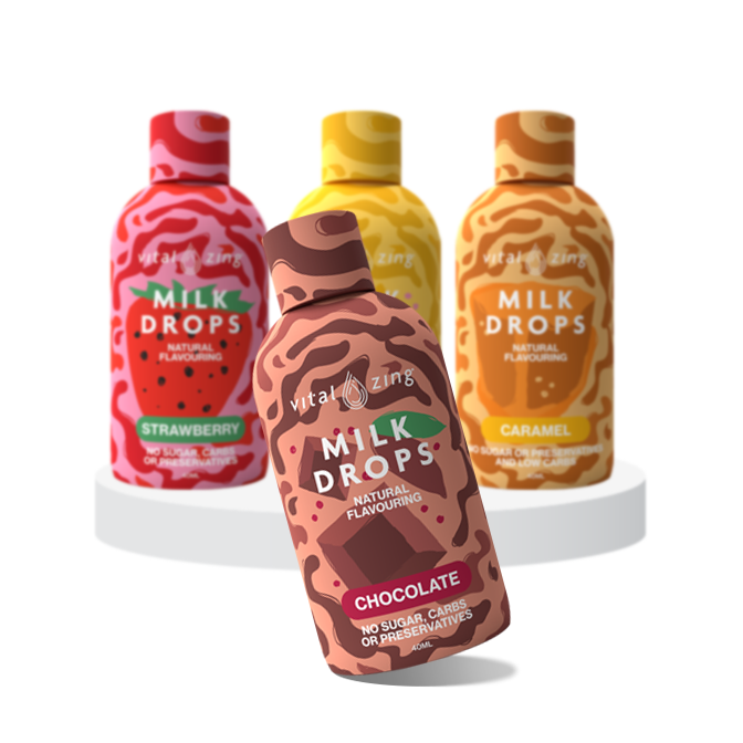Vital Zing Milk Drops Assorted Box of 4