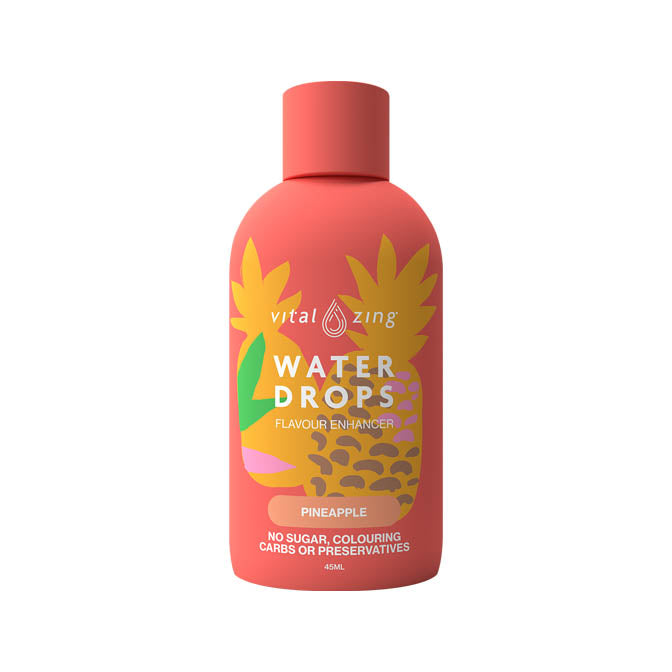 Vital Zing Water Drops 45mL Single Unit Pineapple