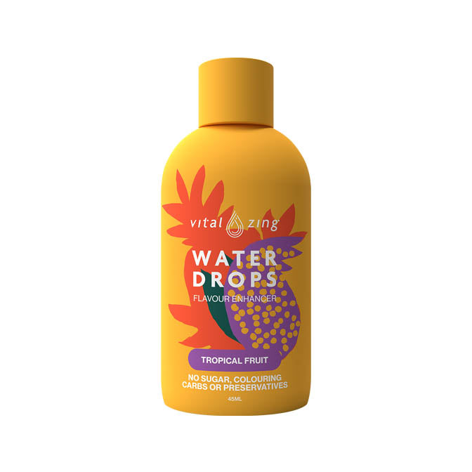 Vital Zing Water Drops Flavour Enhancer Tropical Fruit Flavour