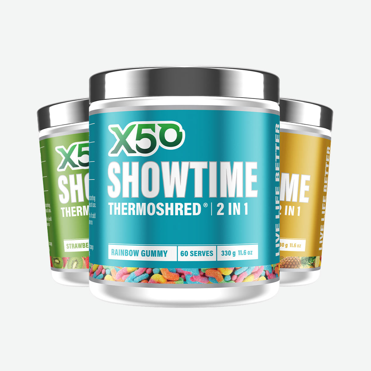 X50 Showtime Thermoshred 60 Serves 330g - Hero