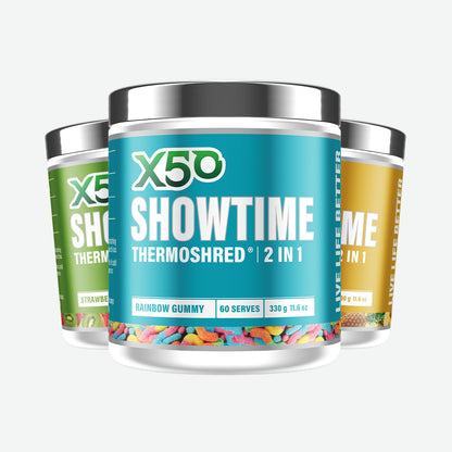X50 Showtime Thermoshred 60 Serves 330g - Hero