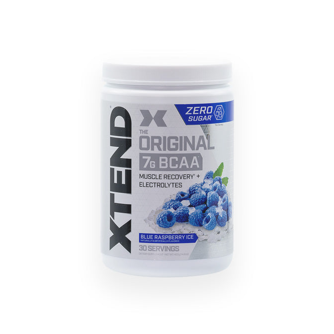 Scivation Xtend 7g BCAA 30 servings blue raspberry ice flavour