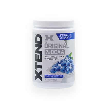 Scivation Xtend 7g BCAA 30 servings blue raspberry ice flavour