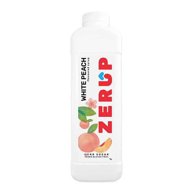Zerup Zero Sugar Free Syrup White Peach Flavour