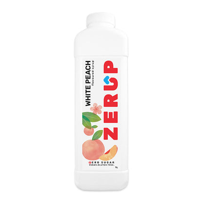 Zerup Zero Sugar Free Syrup White Peach Flavour